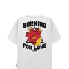 Hot PROJ3CT T-Shirt S1 Burning 59999_8036 White-White Man