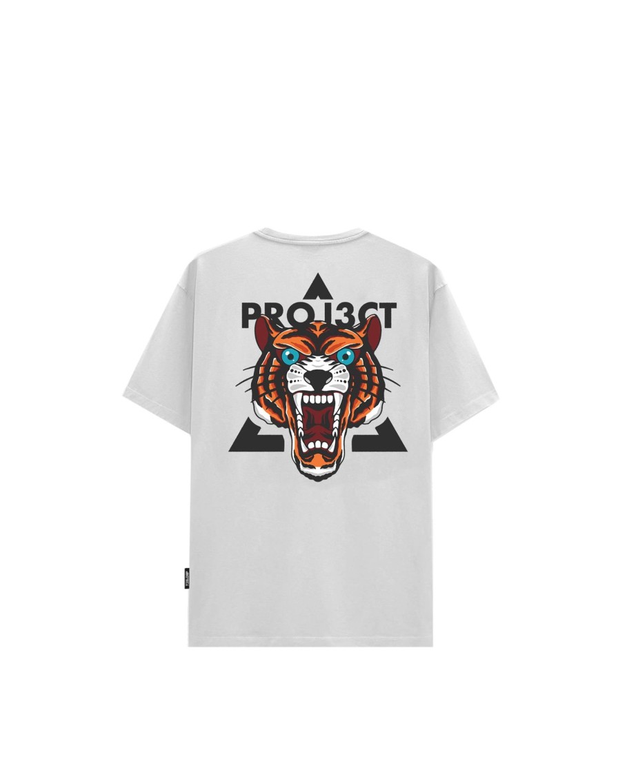 Wholesale PROJ3CT T-Shirt Wg Tiger 3 58417_8036 White-White Man