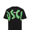 Wholesale DISCLAIMER T-Shirt 24Eds54221 60034_7948 Nero-Nero Man