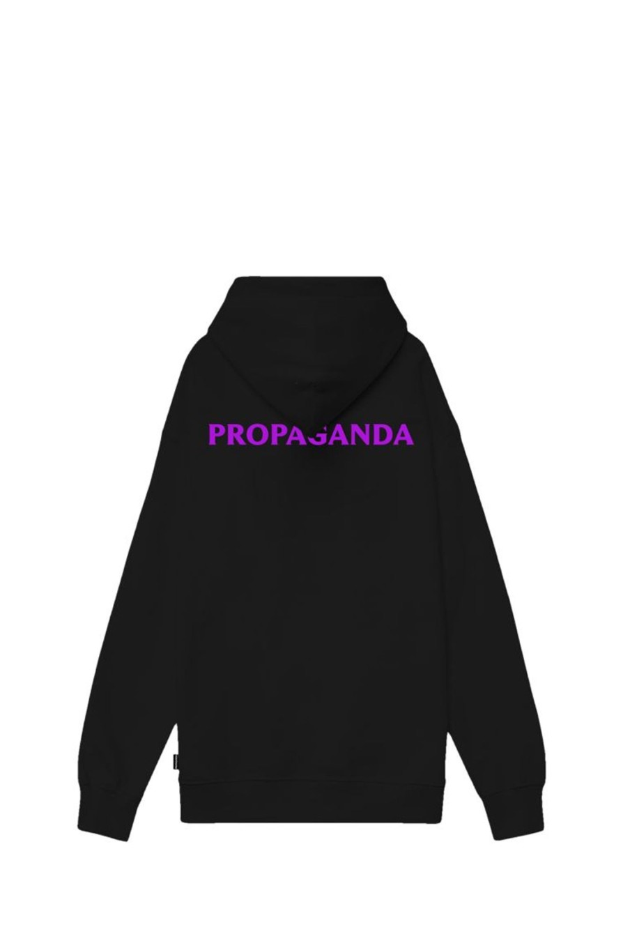 Hot PROPAGANDA Felpa Logo Venom Prfe257 59674_8386 Black-Black Man