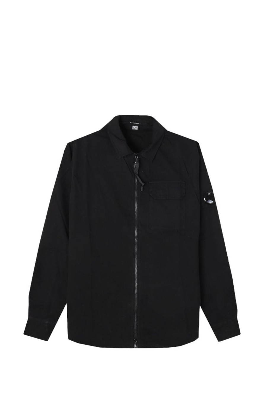 Online C.P. COMPANY Overshirt Msh158A 2824G 54817_7543 Black-999 Man