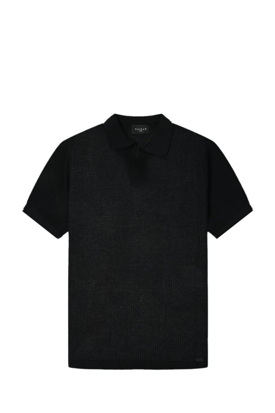 Online GAËLLE PARIS Polo Maglia Gaabm00021 59773_30306 Nero-Ne01 Man