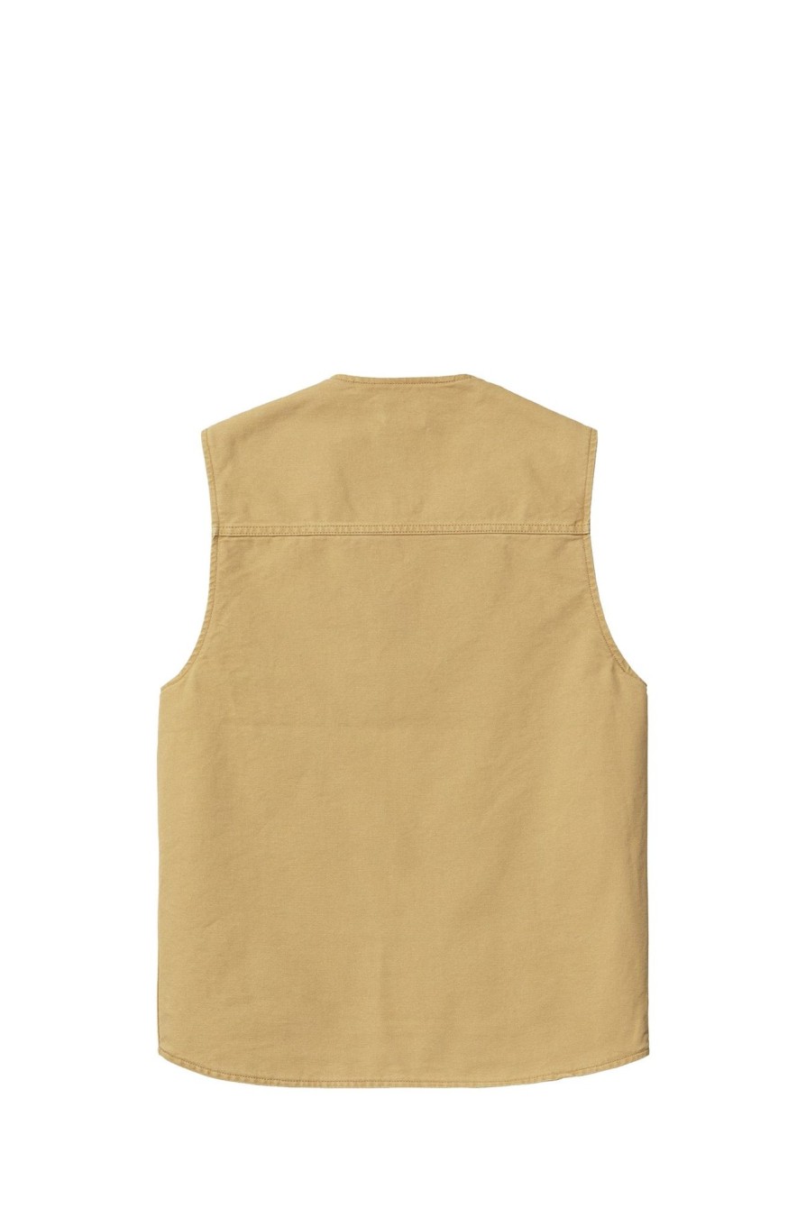 Wholesale CARHARTT WIP Vest I031521 59942_30401 Bourbon Aged-1Yh.3K Man