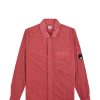 Best C.P. COMPANY Overshirt Mos039A 5904G 59261_30108 Red Bud-577 Man