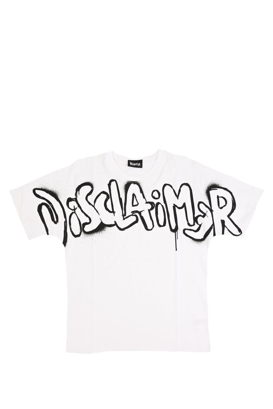 Online DISCLAIMER T-Shirt 24Eds54214 60031_8427 Bianco-Bianco Man