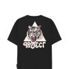 Clearance PROJ3CT T-Shirt S1 Tiger 6 59431_8386 Black-Black Man