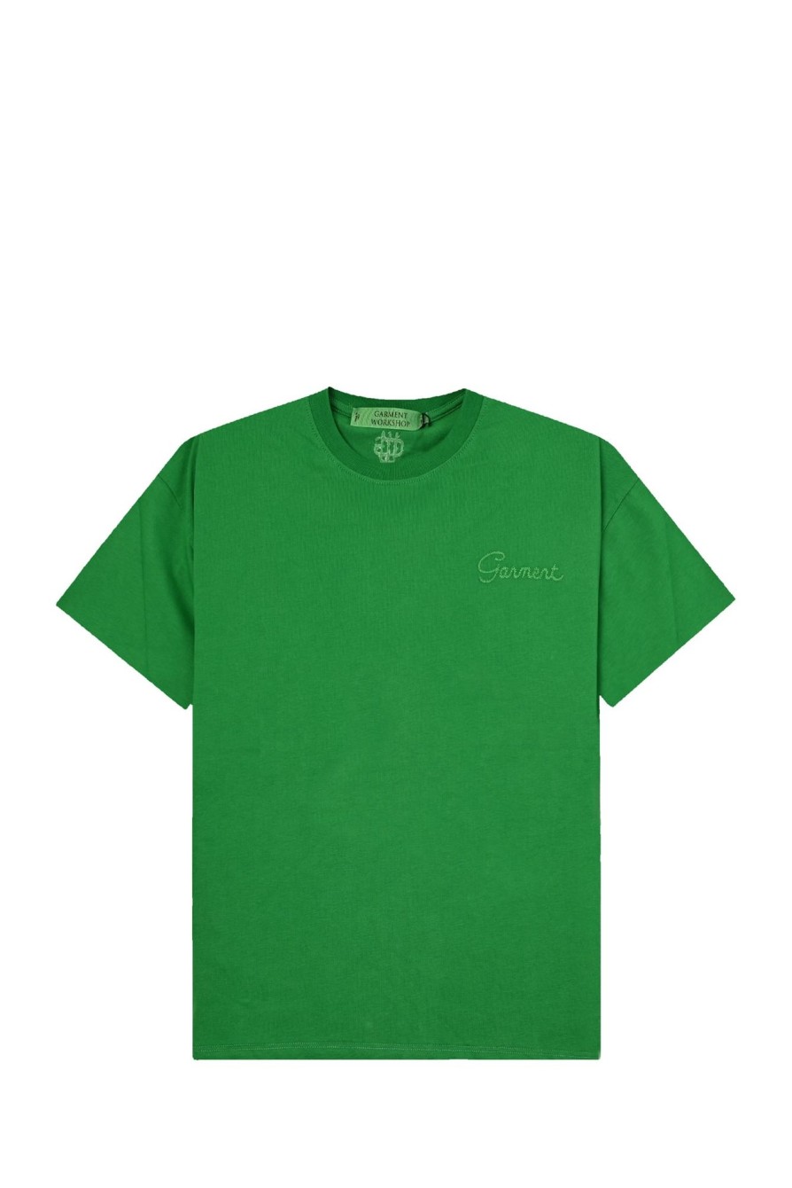 New GARMENT WORKSHOP T-Shirt S4Gmuath021 60249_30602 Emerald Green-923 Man