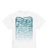 Clearance PROPAGANDA T-Shirt Ribs Waves Prts888 59668_8036 White-White Man