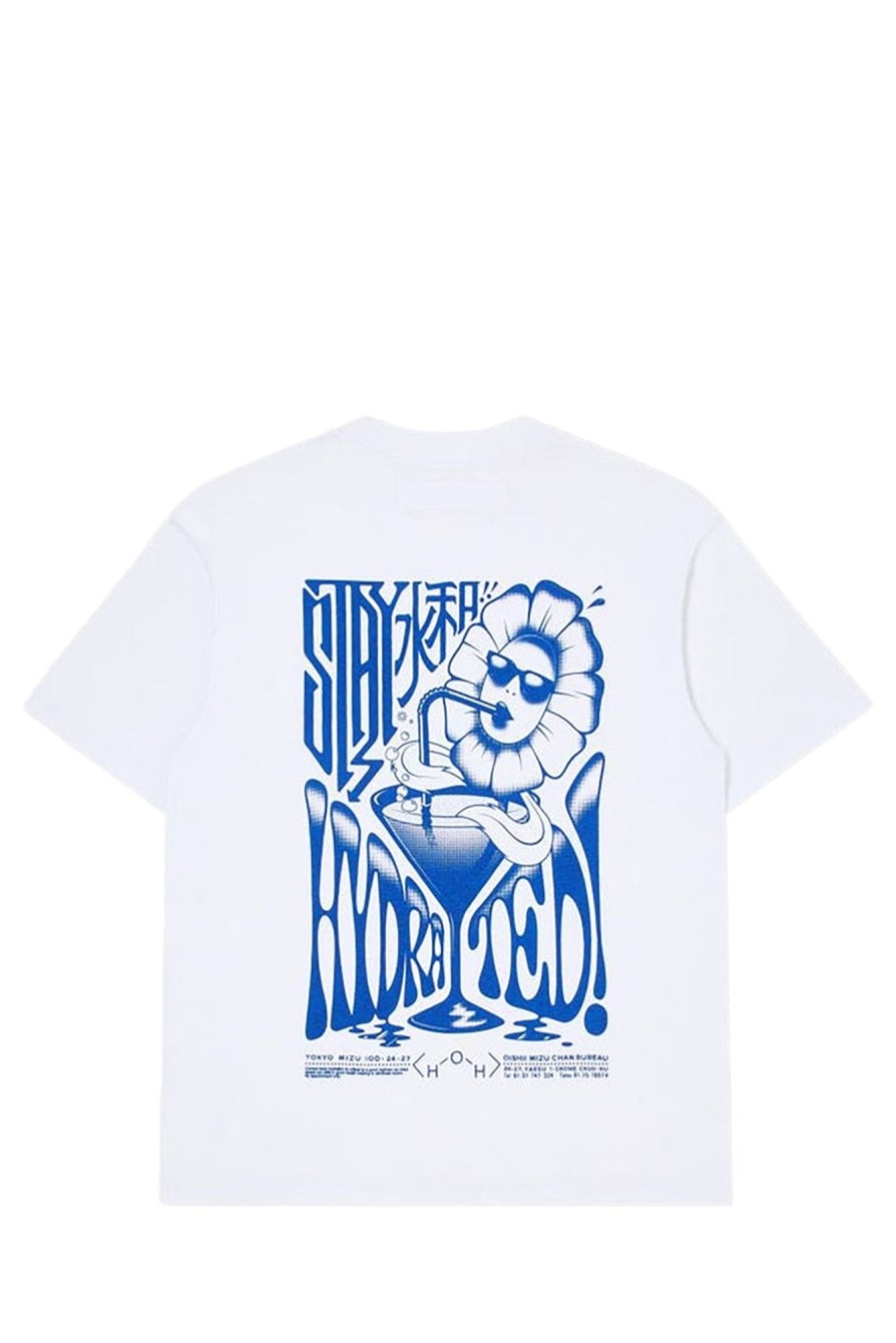 New EDWIN T-Shirt Uomo Edwin Stay Hydrated I033490 White