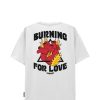 Best PROJ3CT T-Shirt S1 Burning 59999_8036 White-White Man