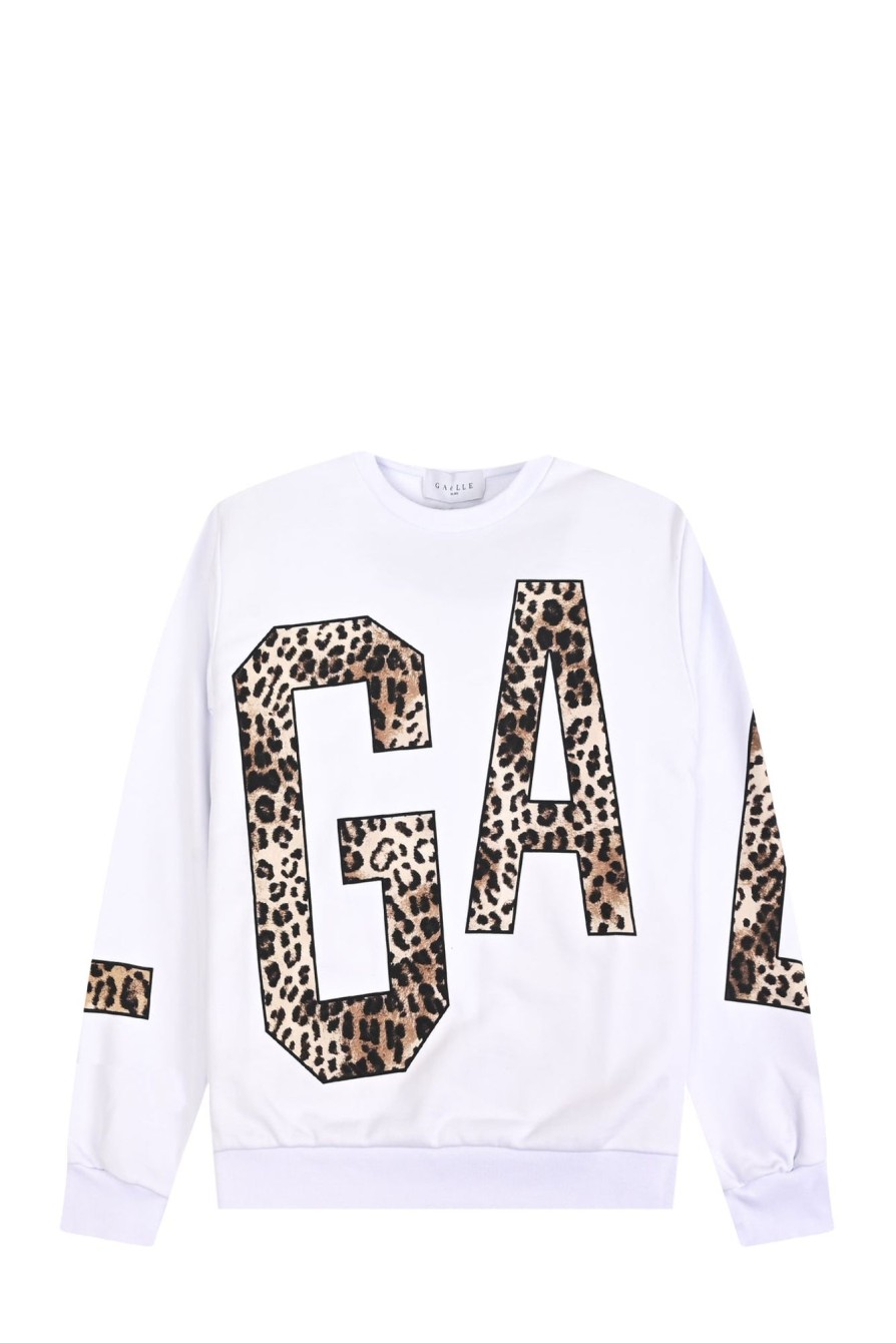 Clearance GAËLLE PARIS W Felpa Gaabw00442 59799_30272 Bianco-Bi01 Wmn