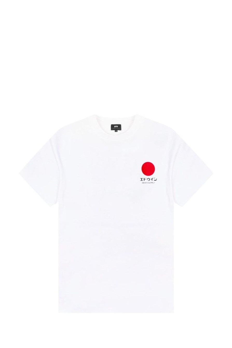 Online EDWIN T-Shirt Uomo Edwin Japanese Sun Supply Ts I031126 White