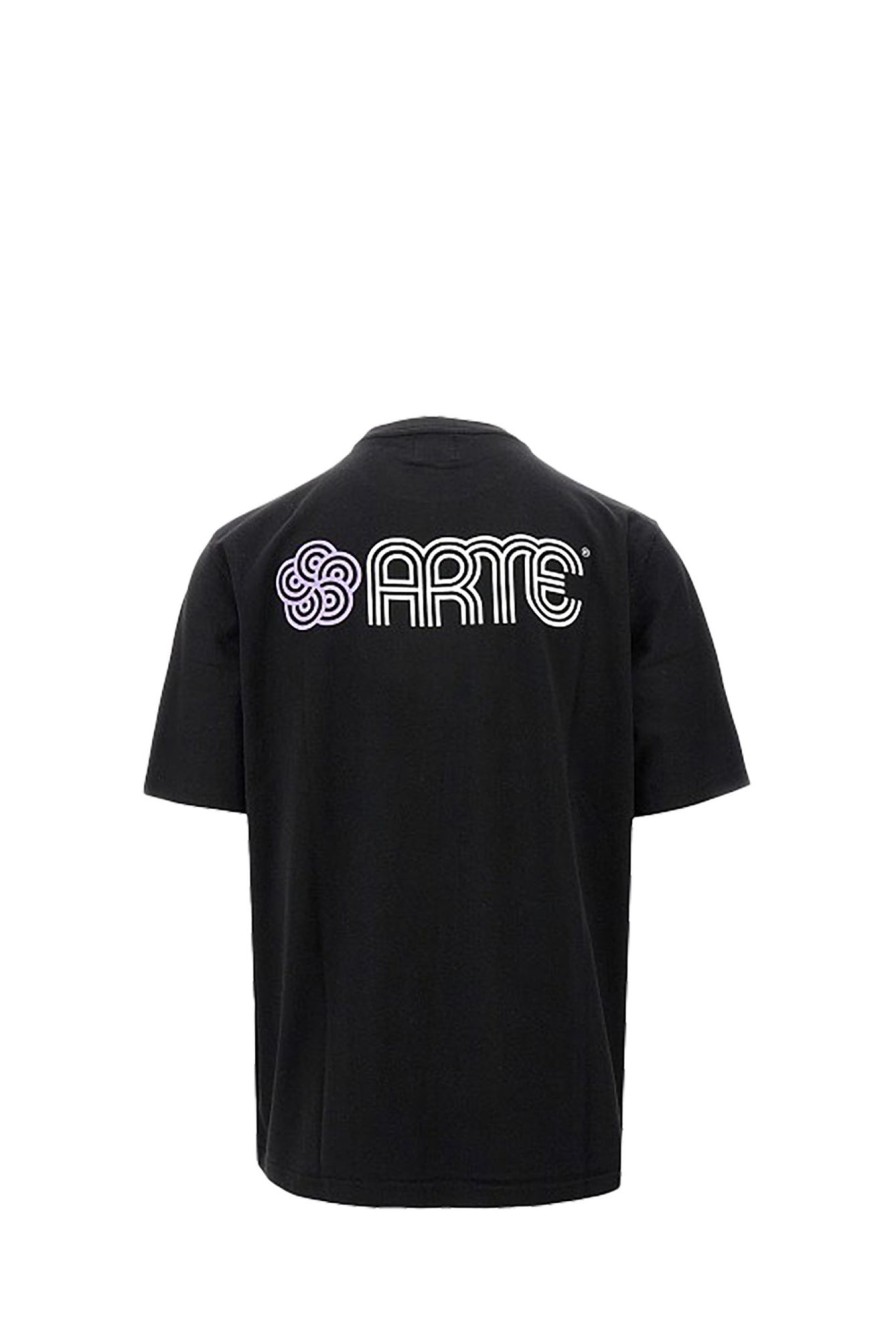 Best ARTE T-Shirt Uomo Arte Circle Flower Tee 020T Black