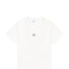 Hot C.P. COMPANY T-Shirt Mts288A 5431G 59283_18717 Gauze White-103 Man