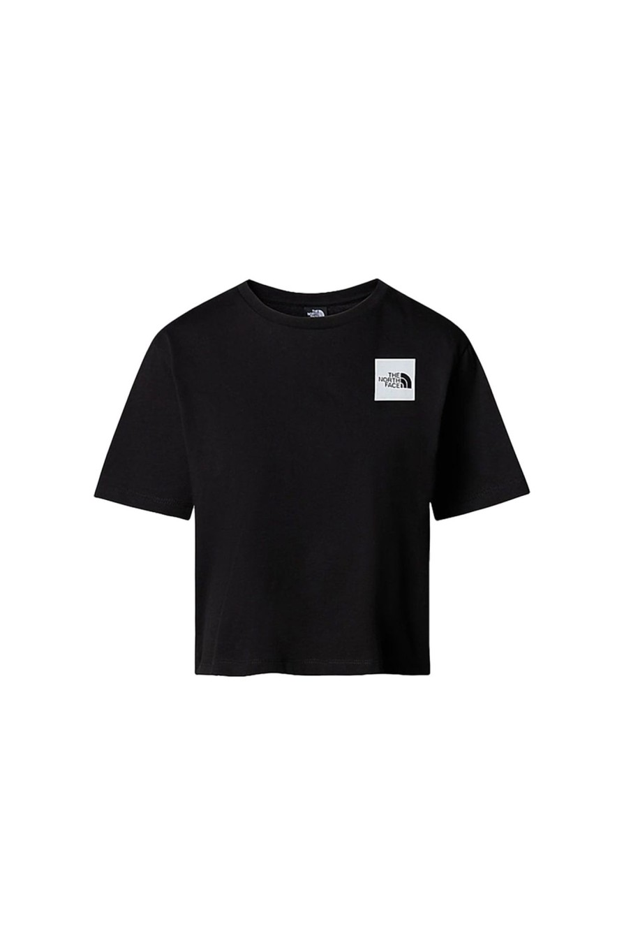 New THE NORTH FACE T-Shirt Donna The North Face Crop Fine Tee Nf0A87Nb Tnf Black