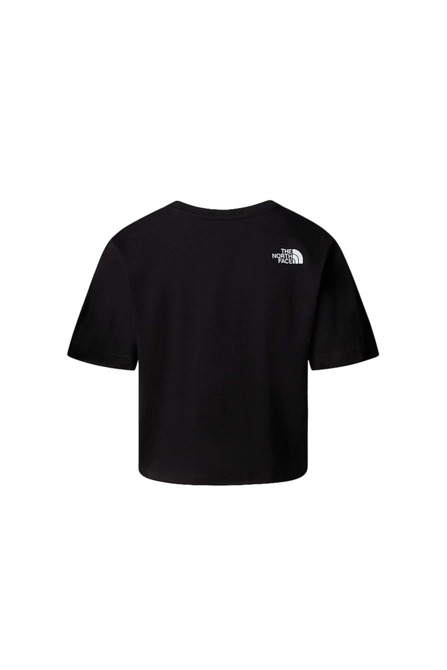 New THE NORTH FACE T-Shirt Donna The North Face Crop Fine Tee Nf0A87Nb Tnf Black