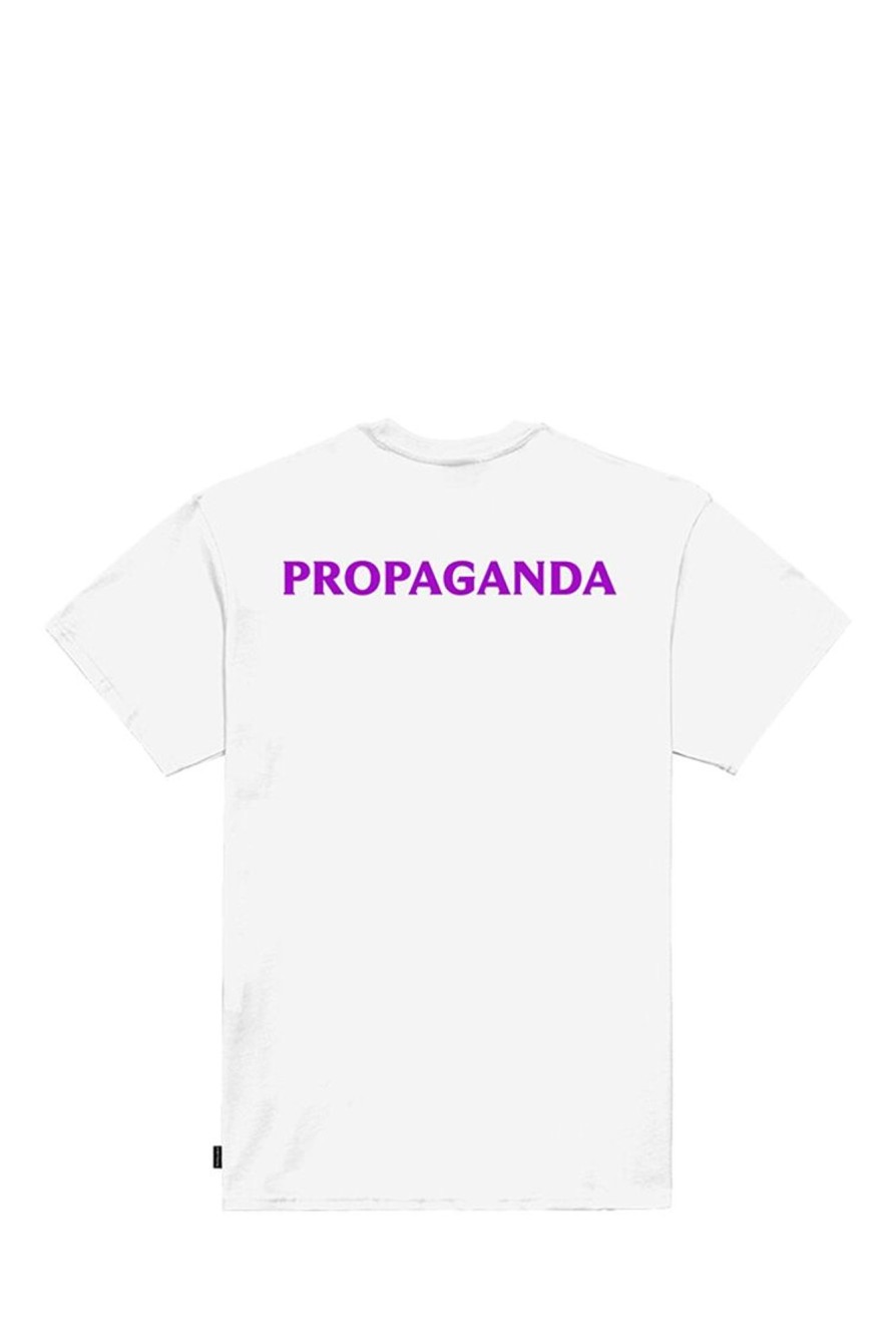 Hot PROPAGANDA T-Shirt Logo Venom Prts857 59702_8036 White-White Man