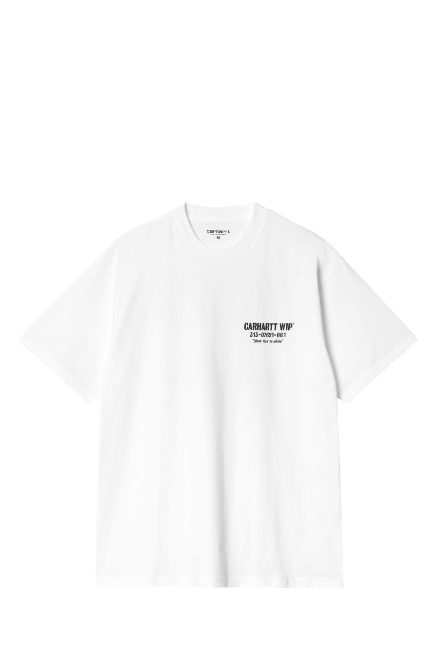 Online CARHARTT WIP T-Shirt I033187 59950_25245 White/Black-00A.Xx Man