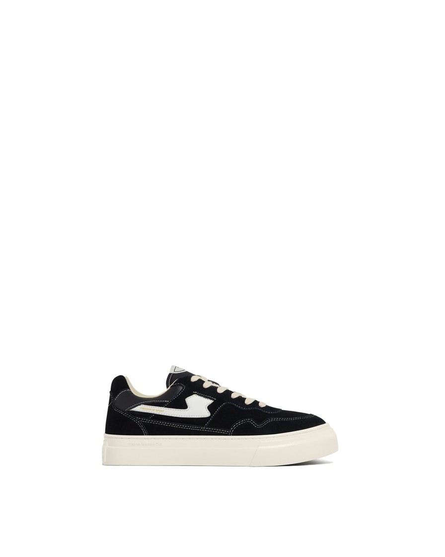 Wholesale S.W.C. Pearl S-Strike Suede Ya09015 57883_8027 Blk/Wht-Blk/Wht Man