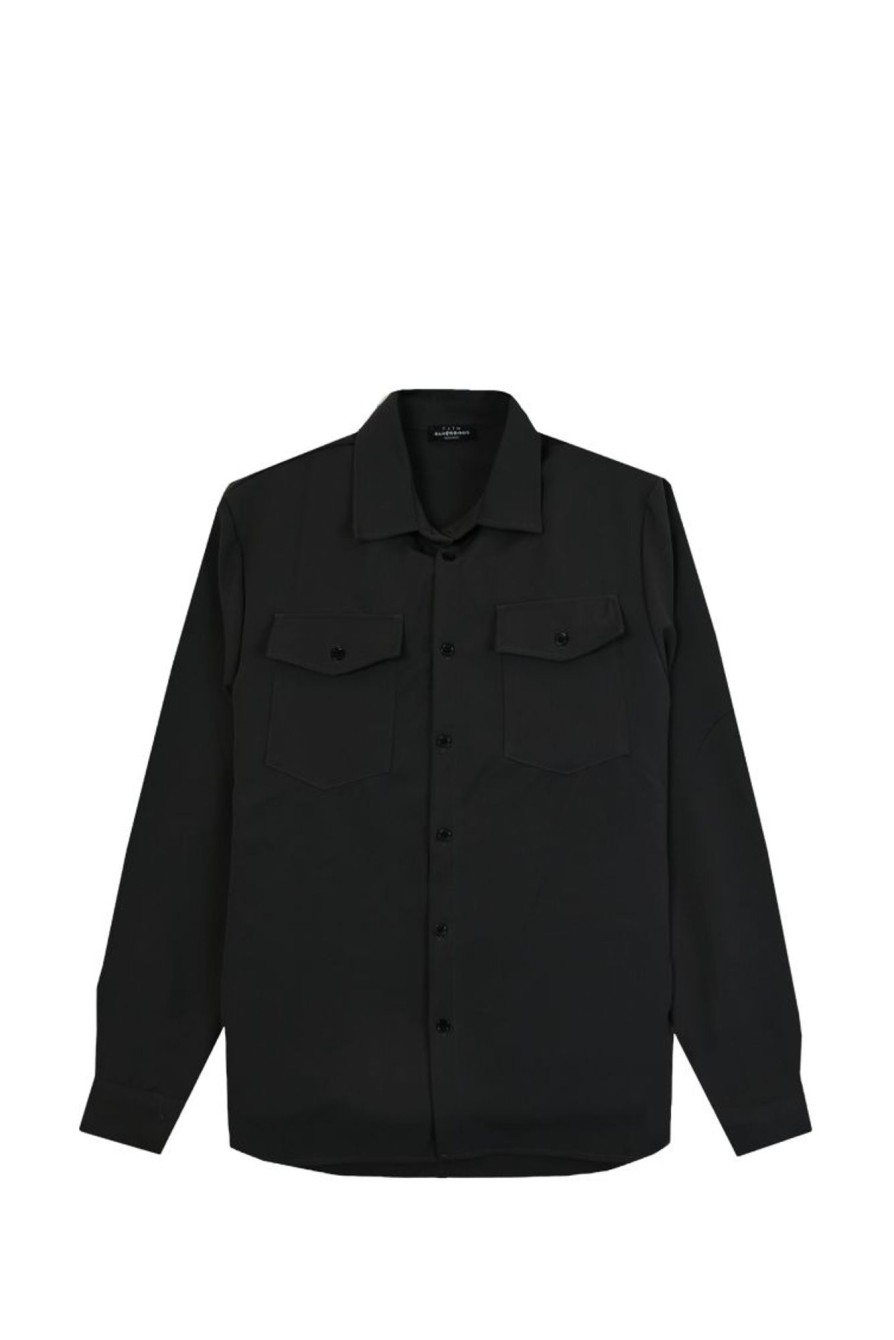 Wholesale BLACKRUGS Overshirt Collins 60664_30850 Grigio-12 Man