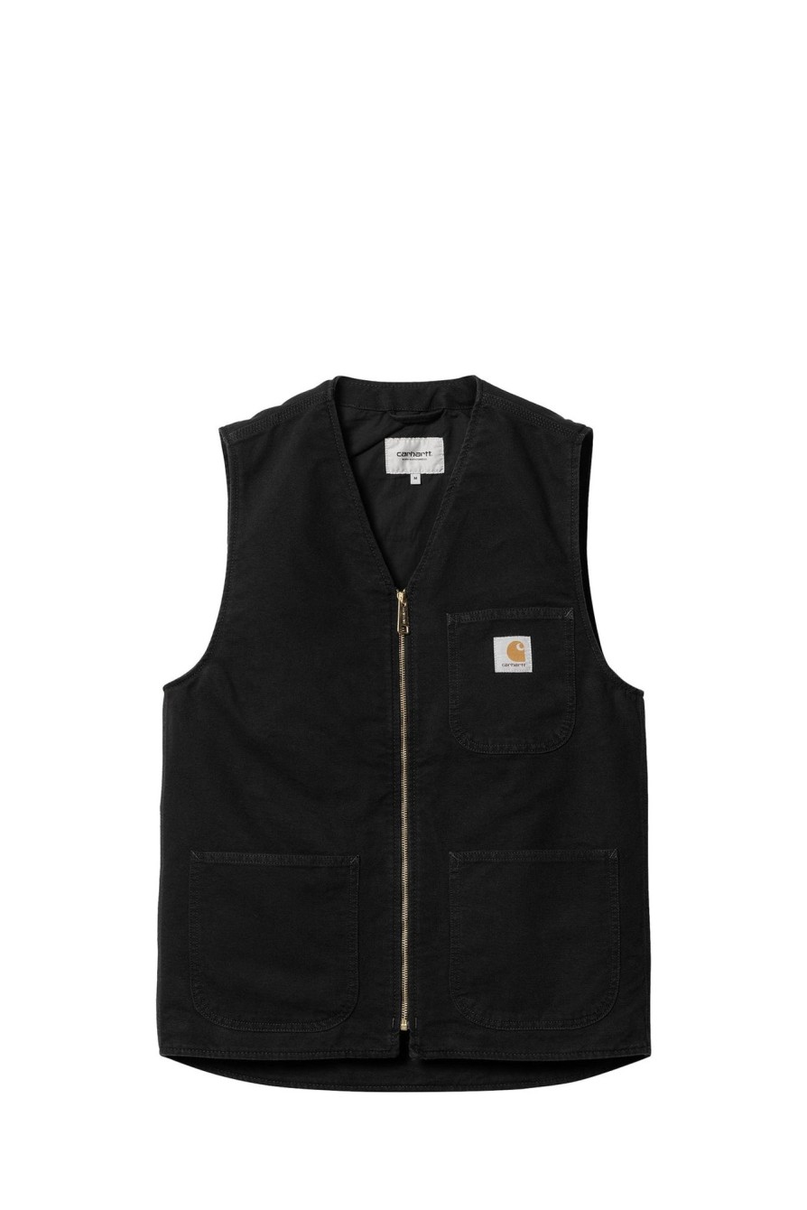 Clearance CARHARTT WIP Vest I031521 59942_29781 Black Aged-89.3K Man