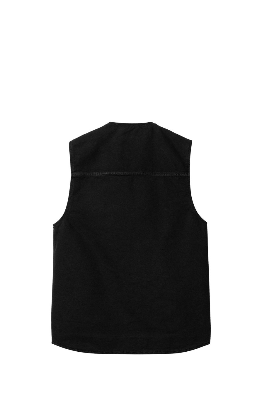 Clearance CARHARTT WIP Vest I031521 59942_29781 Black Aged-89.3K Man