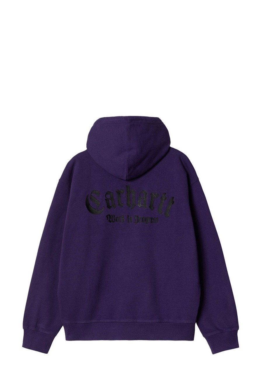 Clearance CARHARTT WIP Felpa I032865 59233_30083 Tyrian/Blk-1Zt.Xx Man