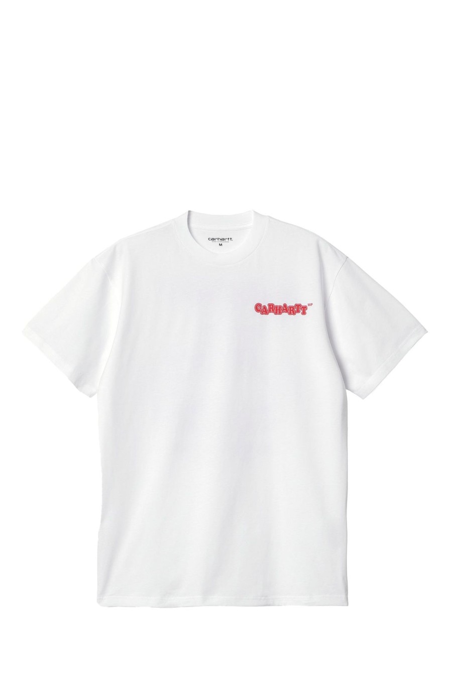 Clearance CARHARTT WIP T-Shirt I033249 59954_30410 White/Red-1Wz.Xx Man