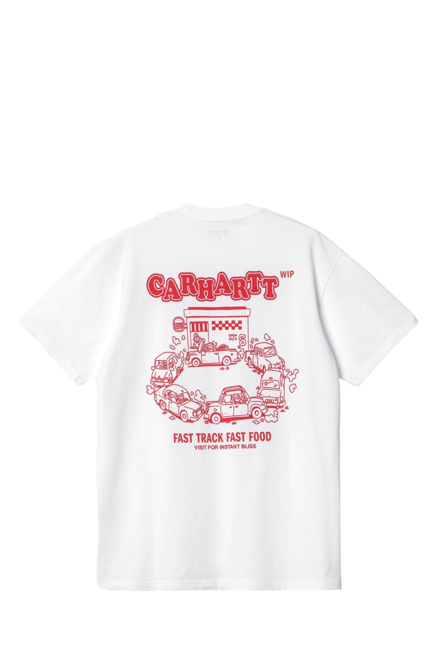 Clearance CARHARTT WIP T-Shirt I033249 59954_30410 White/Red-1Wz.Xx Man