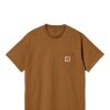 Online CARHARTT WIP T-Shirt I033265 59951_25215 Hamilton Brown-Hz.Xx Man