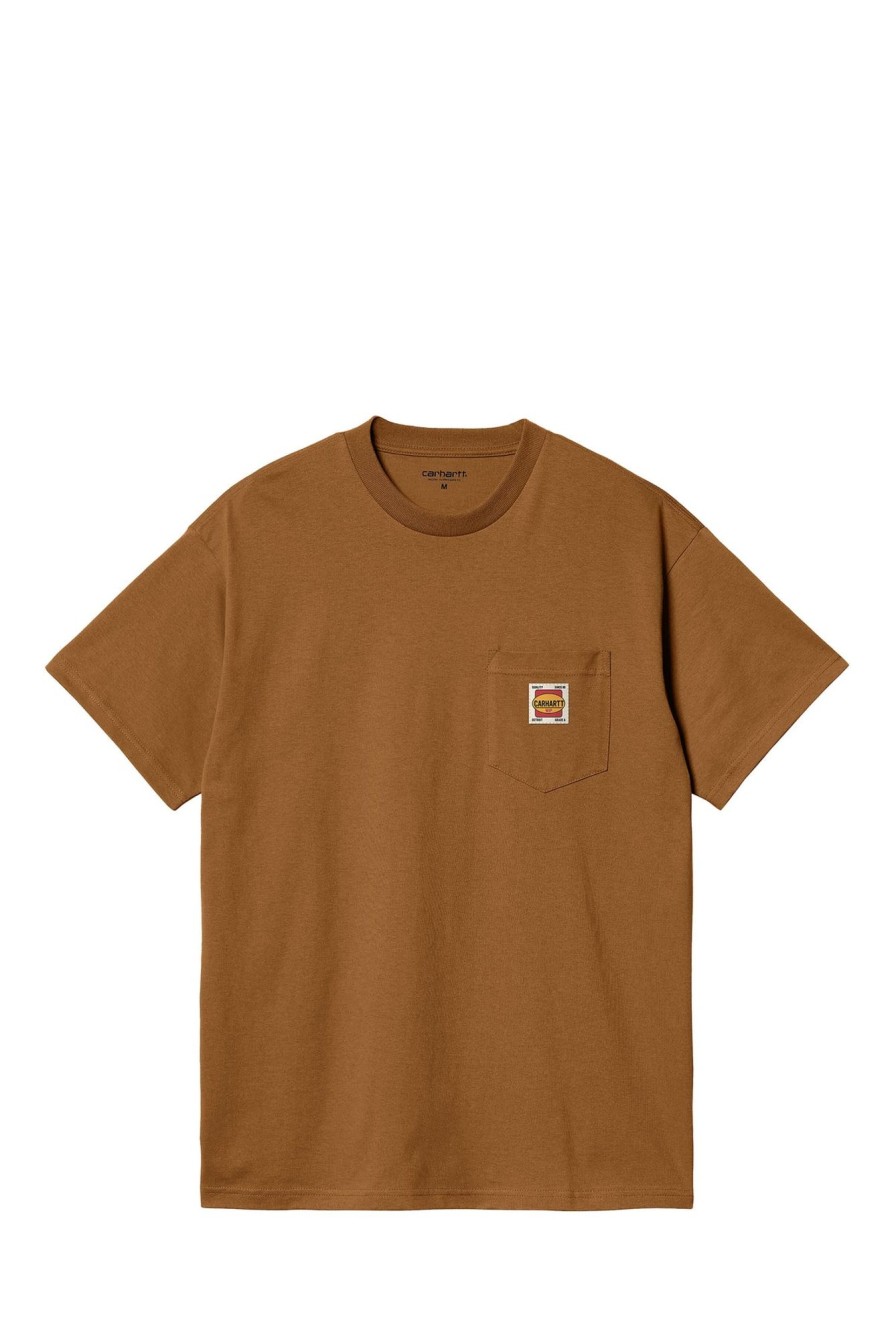 Online CARHARTT WIP T-Shirt I033265 59951_25215 Hamilton Brown-Hz.Xx Man