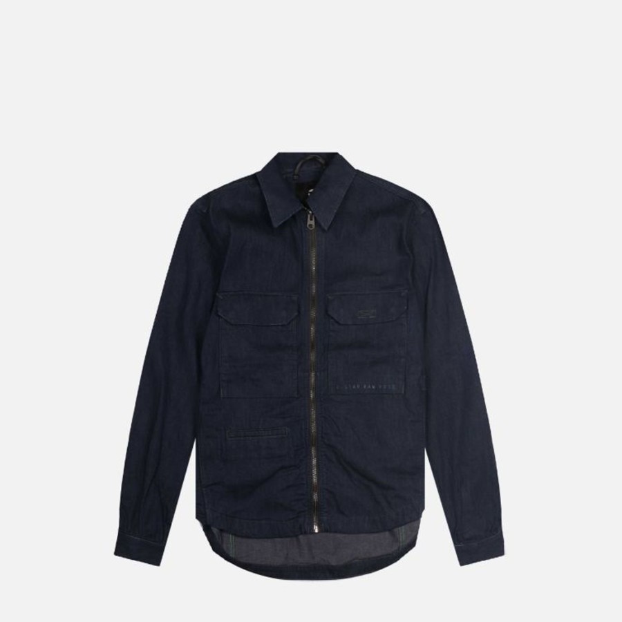 Clearance G-STAR RAW Overshirt Uomo G-Star Raw D21447 C970 Rinsed