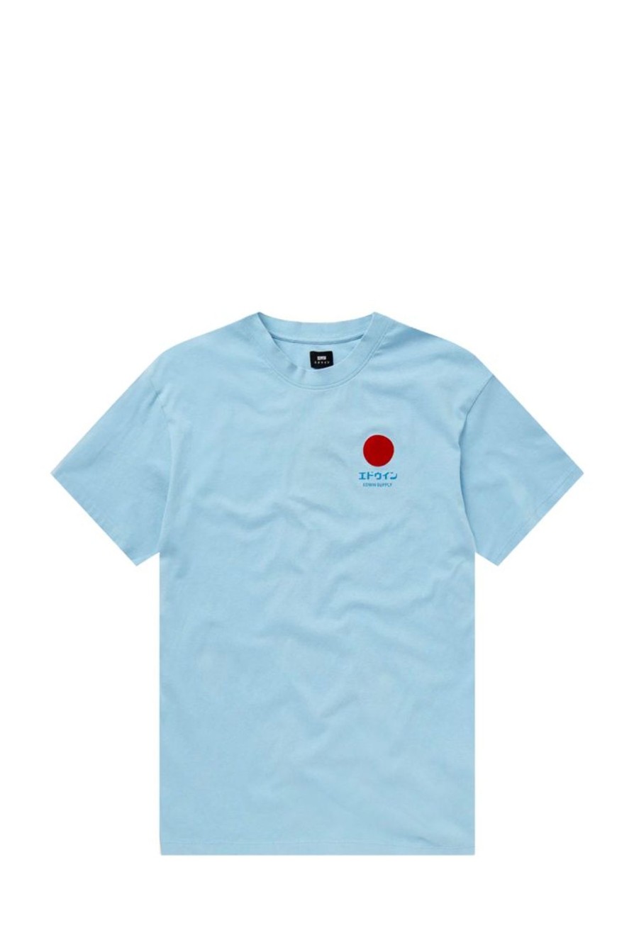 Best EDWIN T-Shirt Uomo Edwin Japanese Sun Supply Ts I031126 Placid Blue