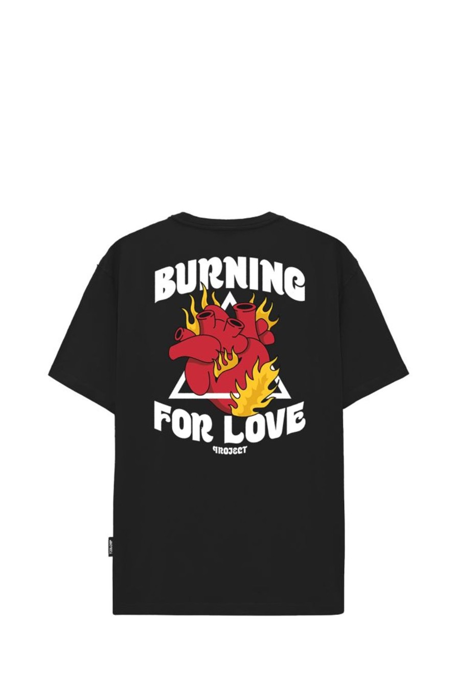 Online PROJ3CT T-Shirt S1 Burning 59999_8386 Black-Black Man