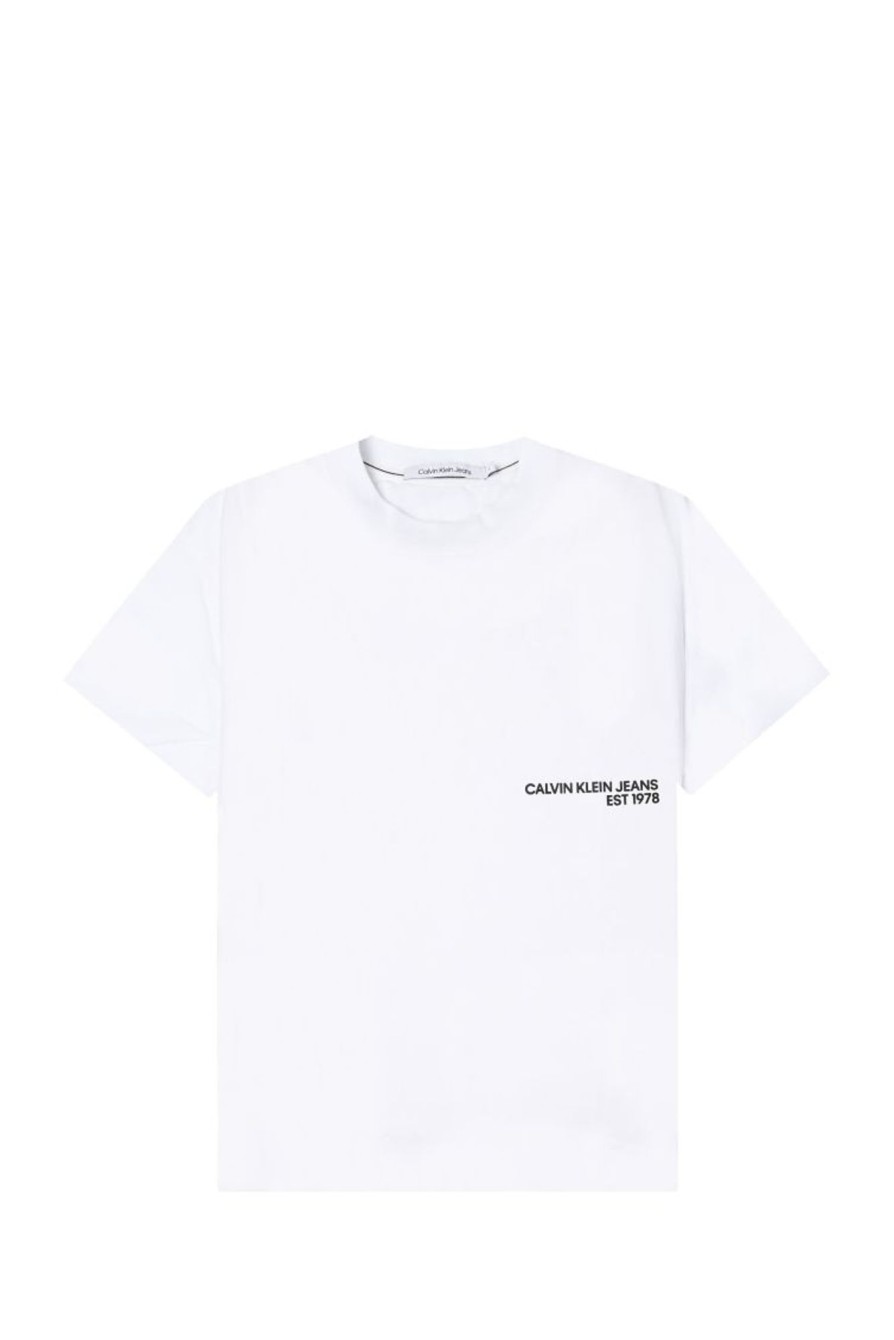 Clearance CALVIN KLEIN JEANS T-Shirt J324652 Bright White-Yaf